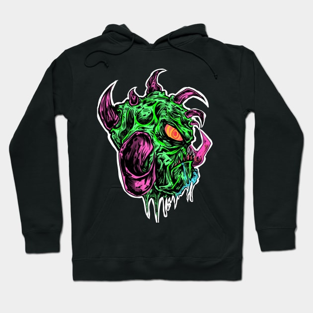 Severed Head Ted Hoodie by Liquidsart